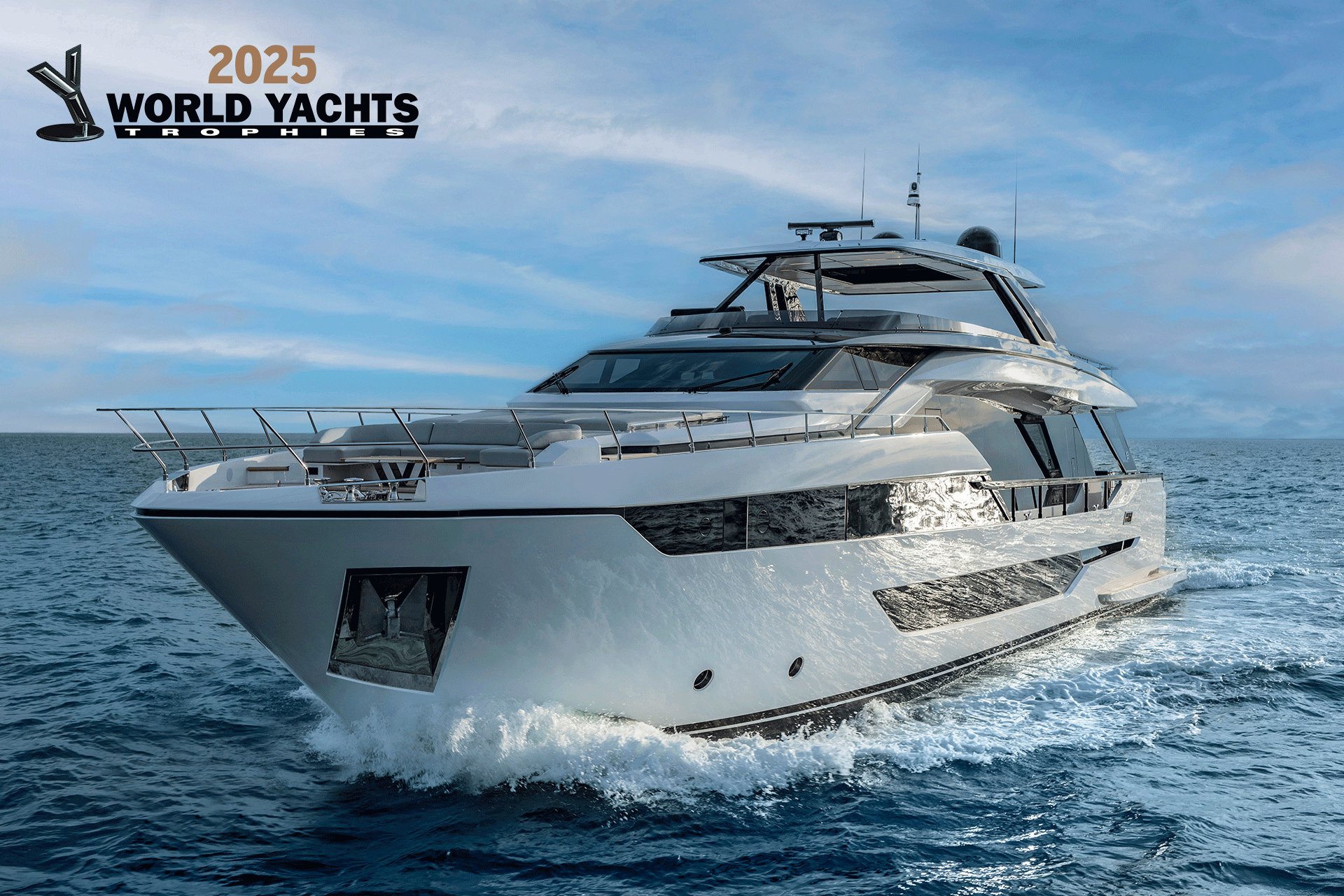Ferretti Group triumphs with six awards at the World Yachts Trophies 2025.