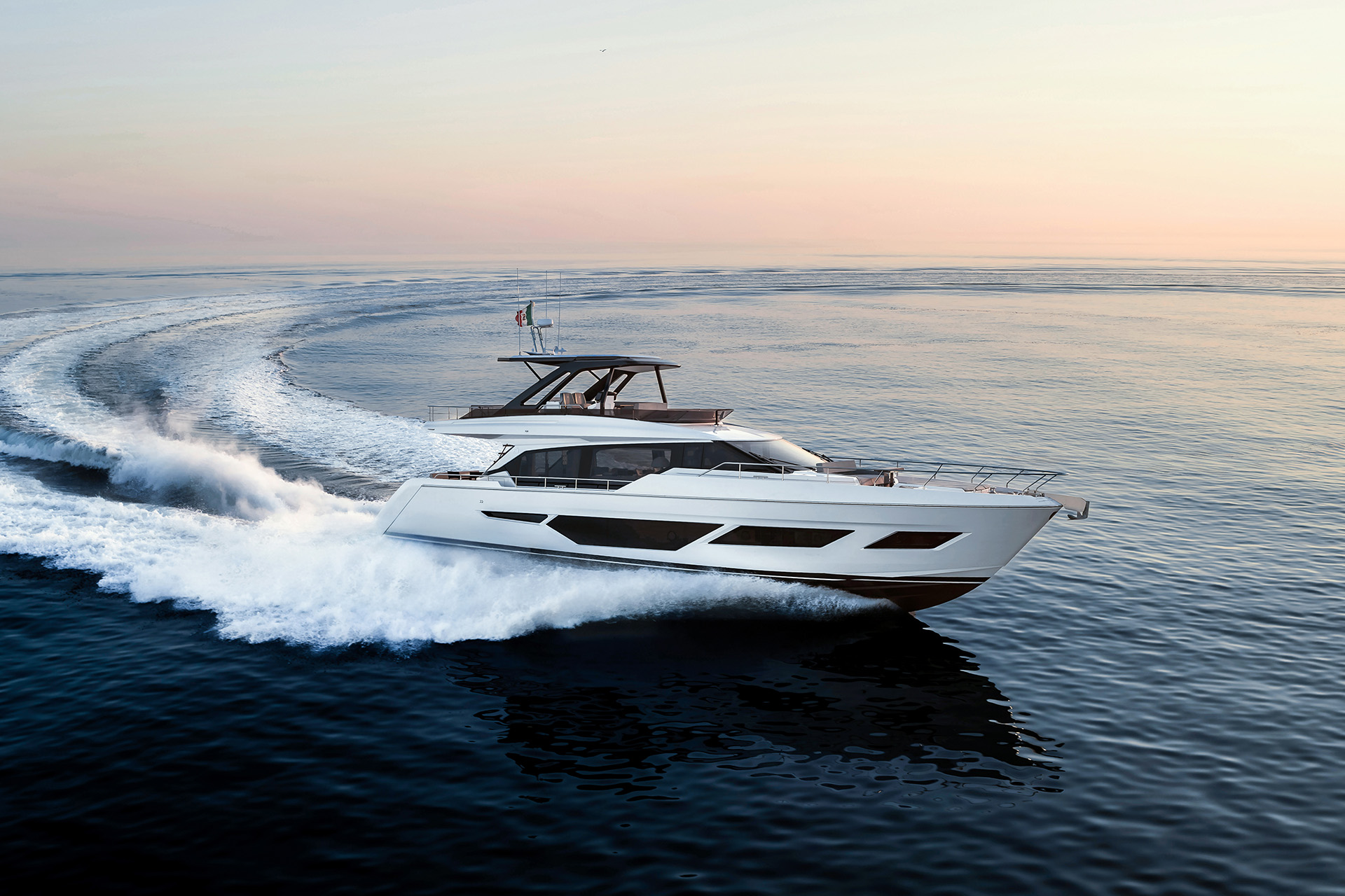 Ferretti Group at BOOT Düsseldorf presents the world premiere of Ferretti Yachts 720.